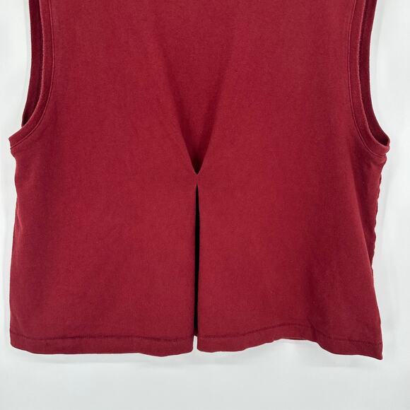 MOUSSY Vintage Graphic Print Muscle Tee Cropped Sleeveless Tank Top - Picture 7 of 11